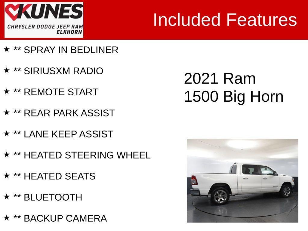 used 2021 Ram 1500 car, priced at $31,995