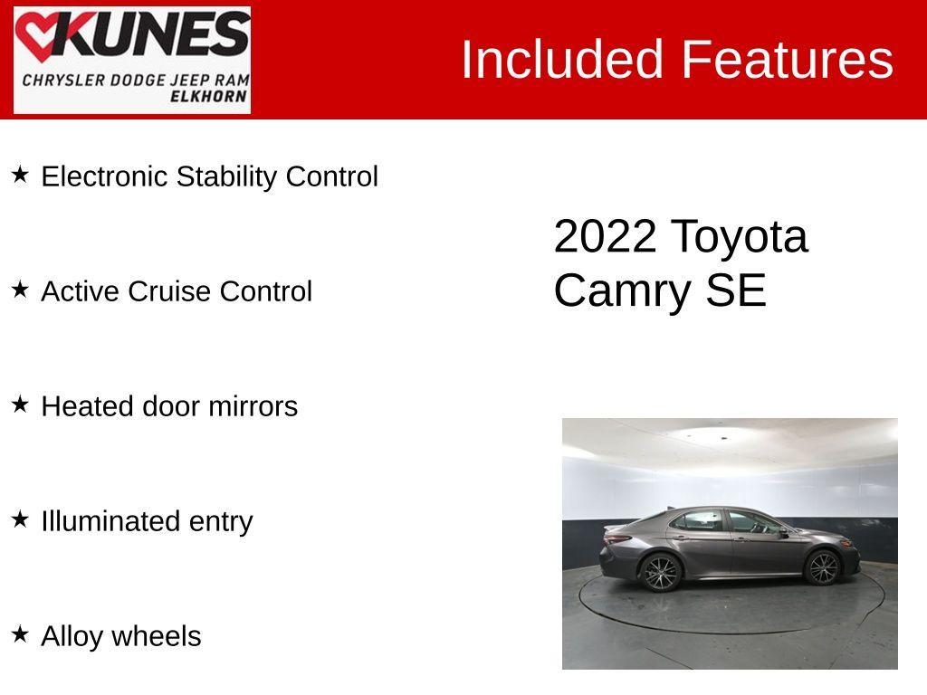 used 2022 Toyota Camry car, priced at $23,728
