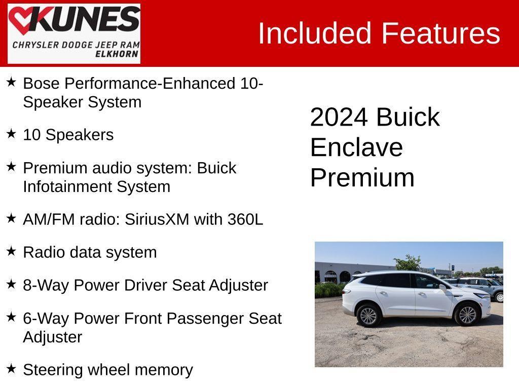 used 2024 Buick Enclave car, priced at $33,577