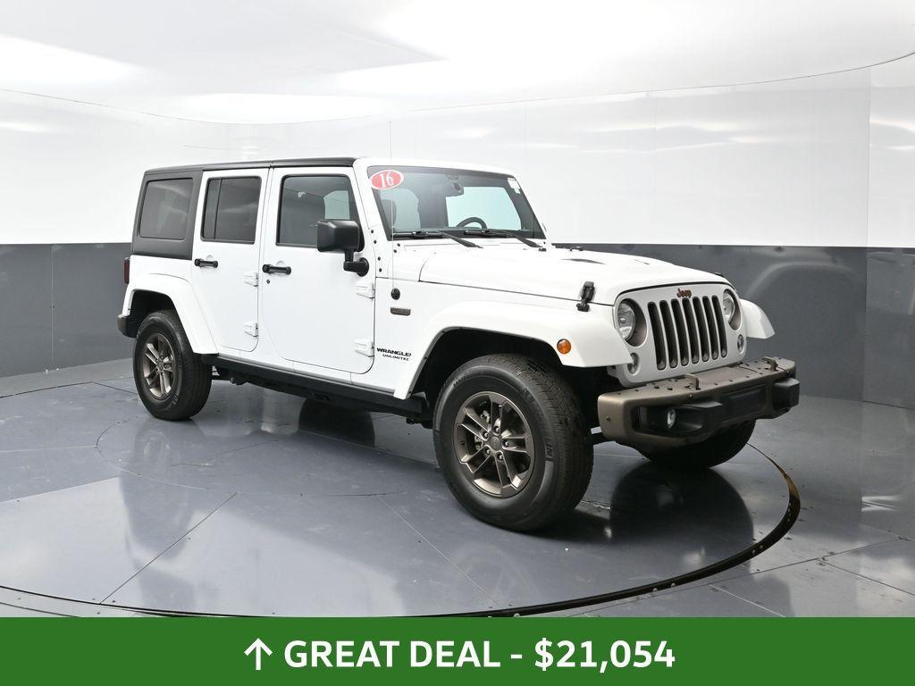 used 2016 Jeep Wrangler Unlimited car, priced at $21,054