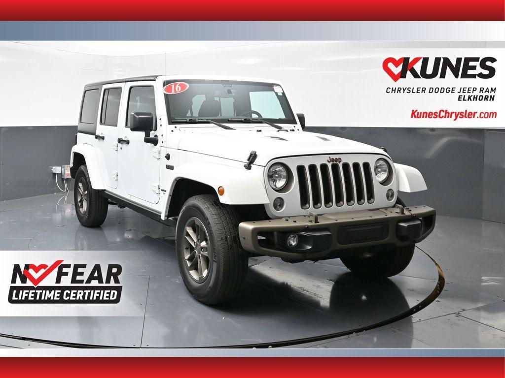 used 2016 Jeep Wrangler Unlimited car, priced at $26,985