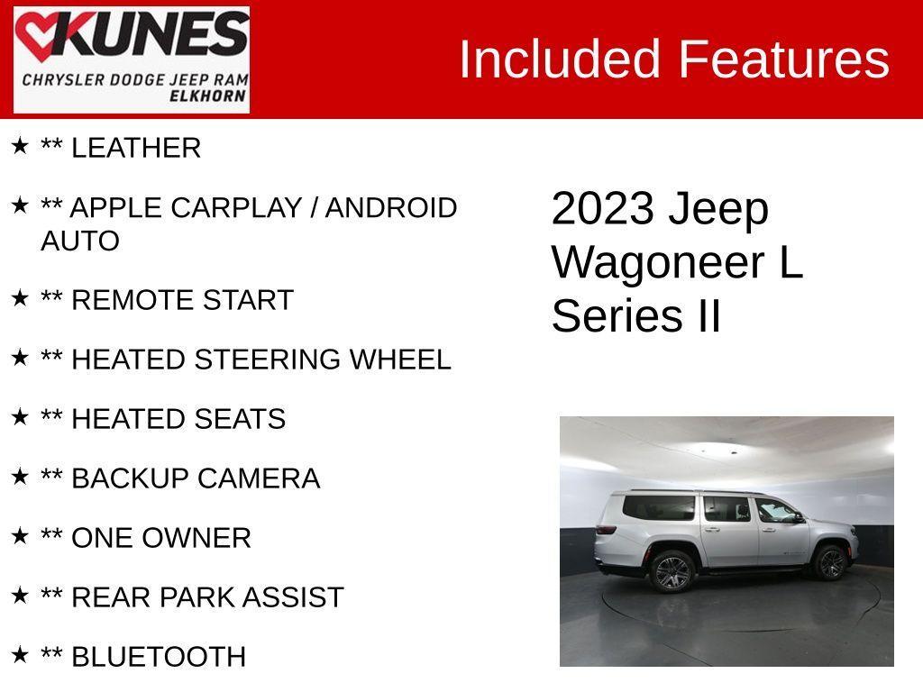 used 2023 Jeep Wagoneer L car, priced at $39,995