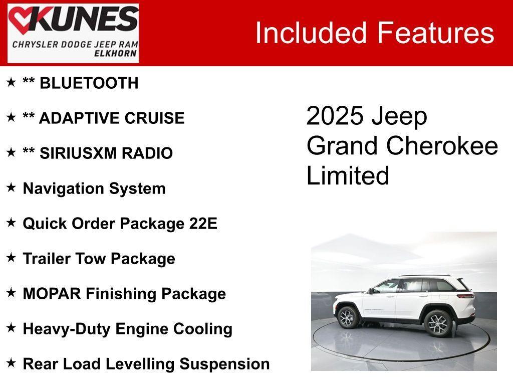 new 2025 Jeep Grand Cherokee car, priced at $47,622