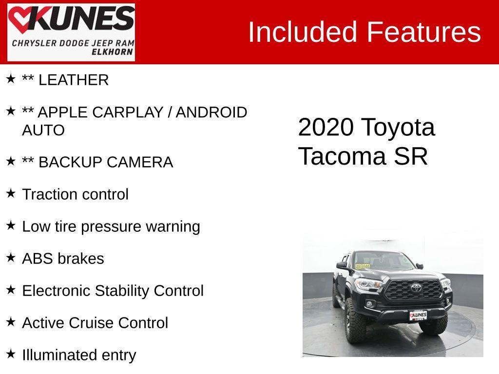 used 2020 Toyota Tacoma car, priced at $32,543