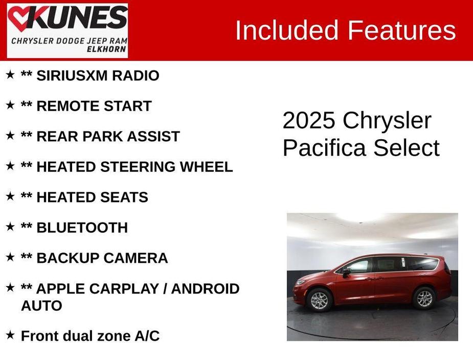 new 2025 Chrysler Pacifica car, priced at $39,206