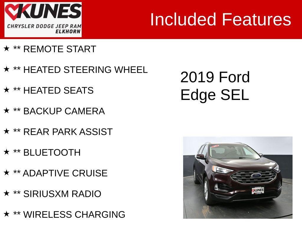 used 2019 Ford Edge car, priced at $14,394