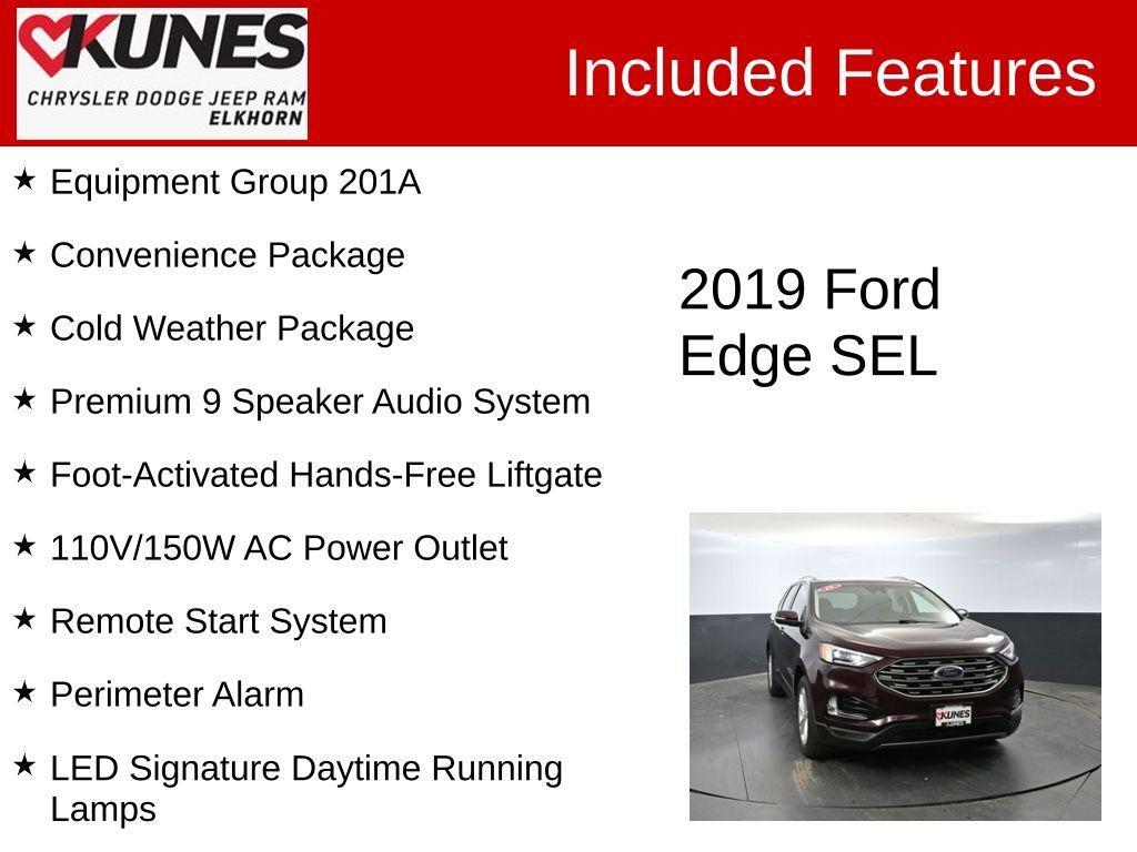 used 2019 Ford Edge car, priced at $14,394