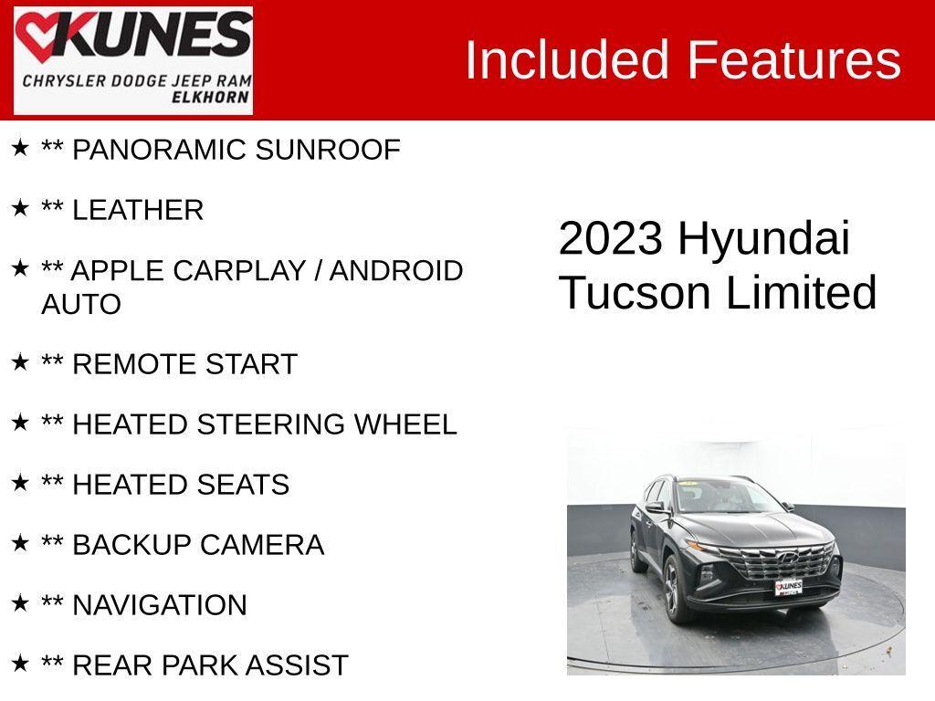 used 2023 Hyundai Tucson car, priced at $27,608