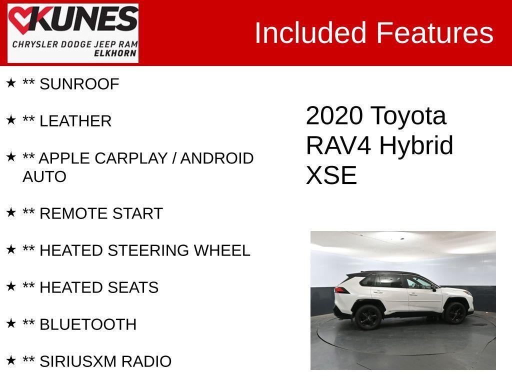 used 2020 Toyota RAV4 Hybrid car, priced at $29,416