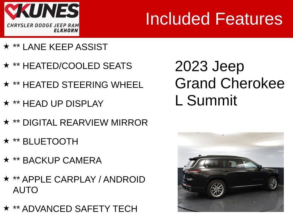 used 2023 Jeep Grand Cherokee L car, priced at $43,463