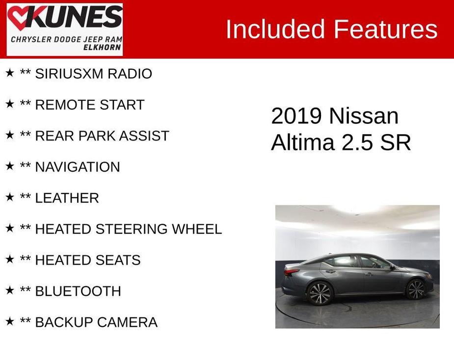 used 2019 Nissan Altima car, priced at $15,863