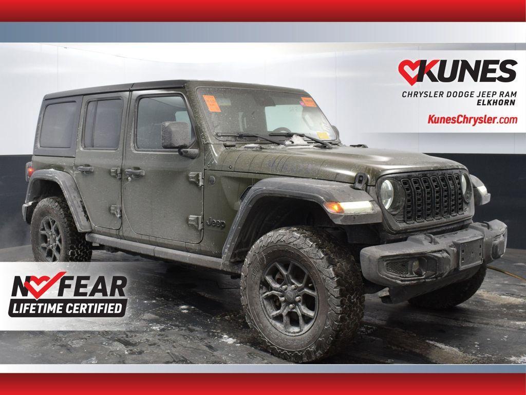 used 2024 Jeep Wrangler car, priced at $38,693