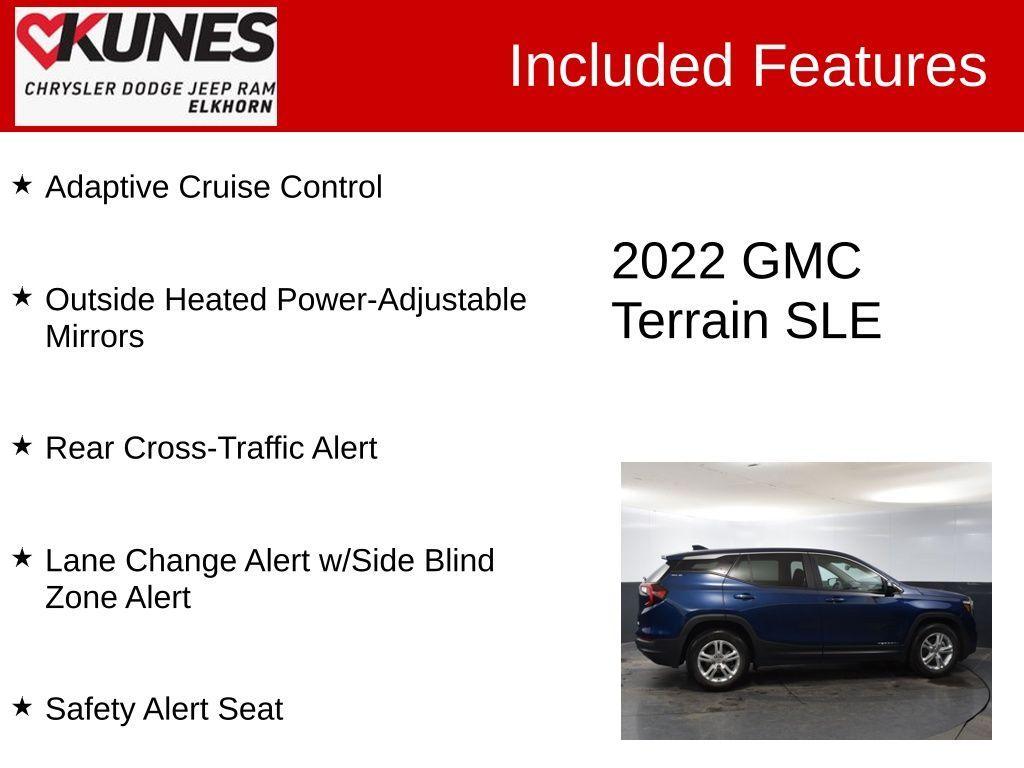 used 2022 GMC Terrain car, priced at $18,694