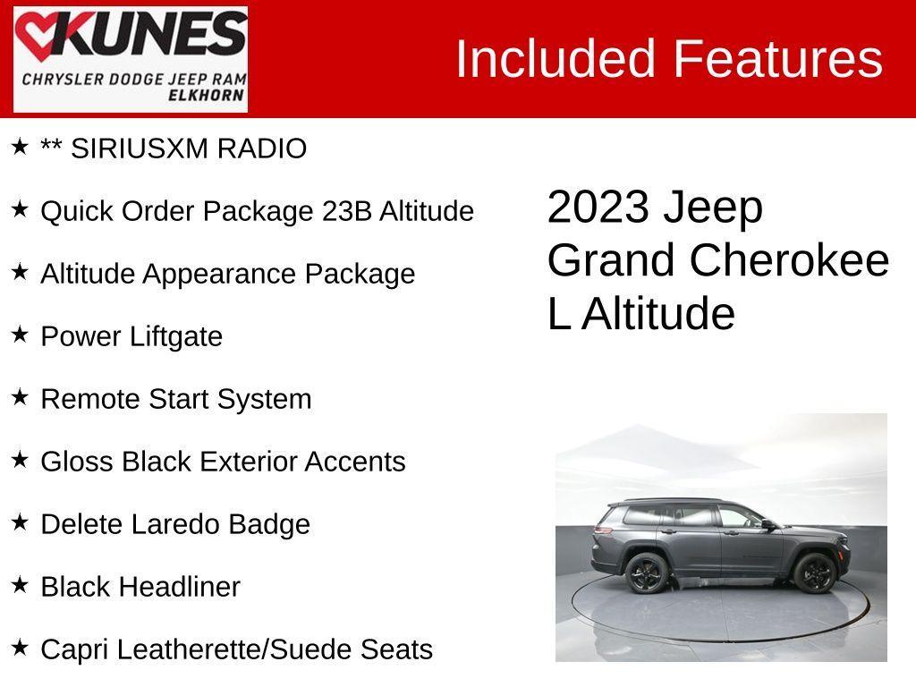 used 2023 Jeep Grand Cherokee L car, priced at $31,412
