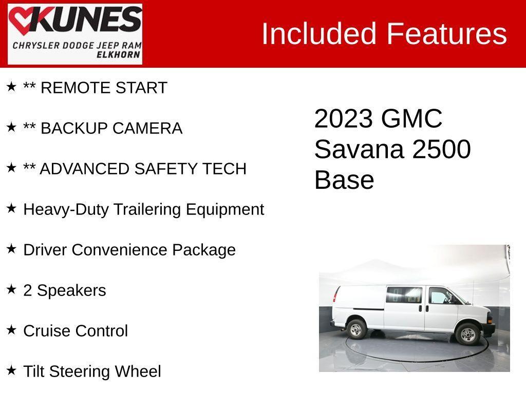 used 2023 GMC Savana 2500 car, priced at $24,983