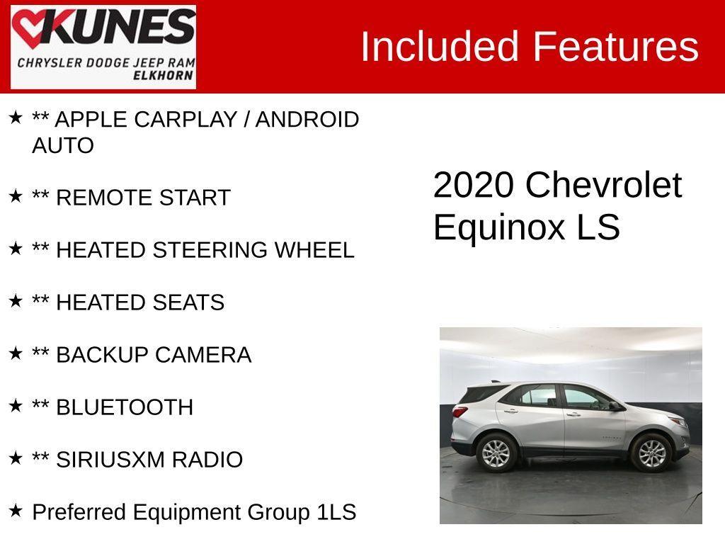 used 2020 Chevrolet Equinox car, priced at $18,108