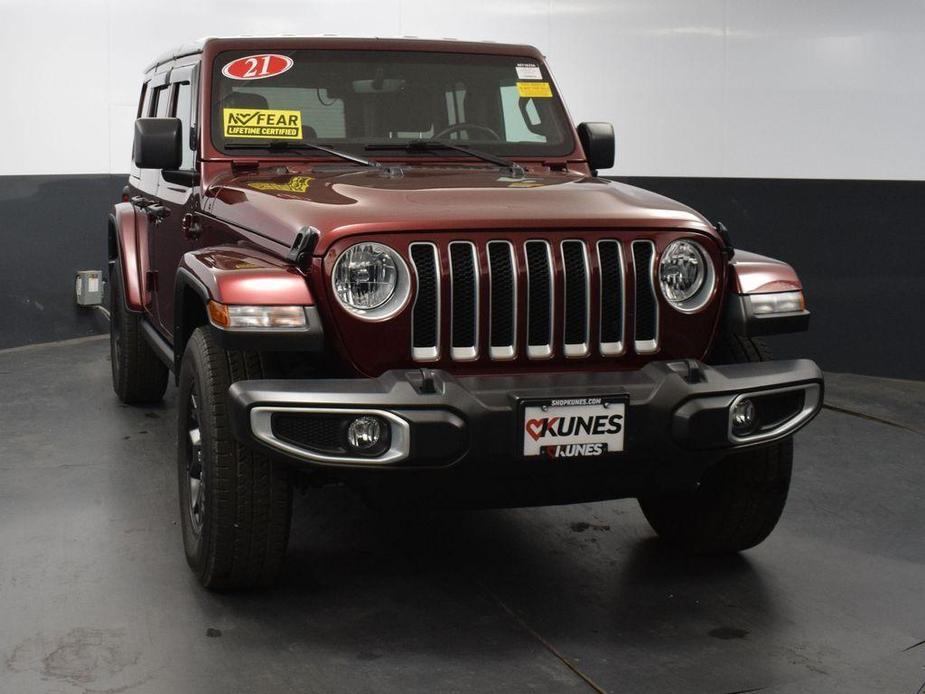 used 2021 Jeep Wrangler Unlimited car, priced at $37,374