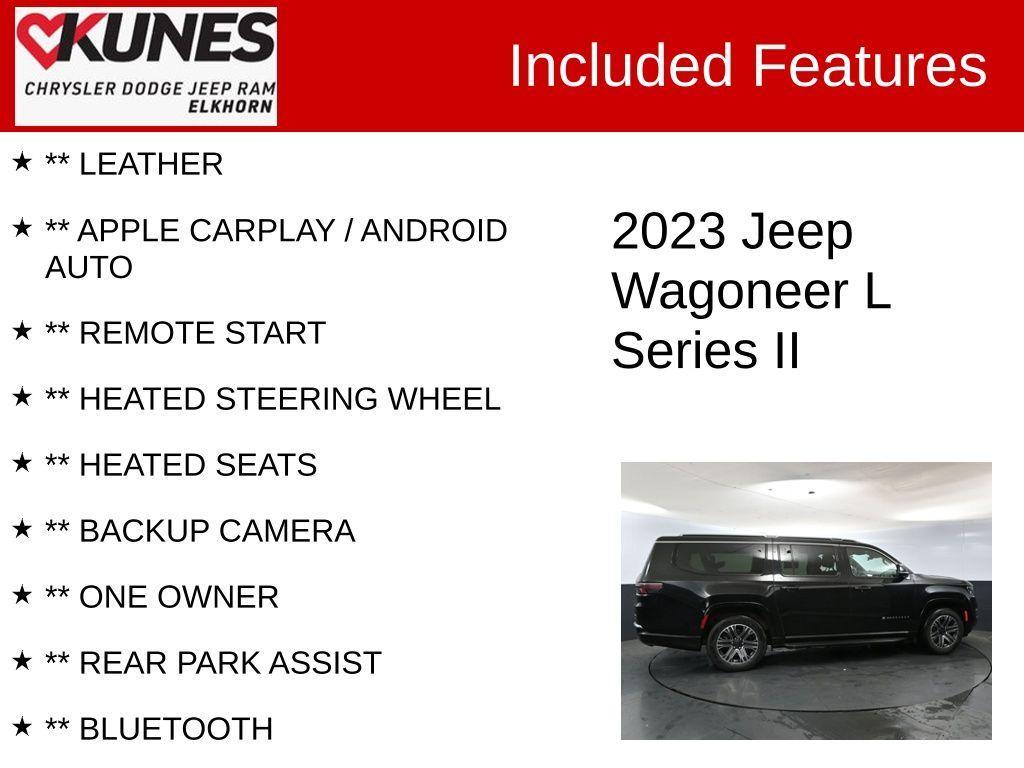used 2023 Jeep Wagoneer L car, priced at $44,694