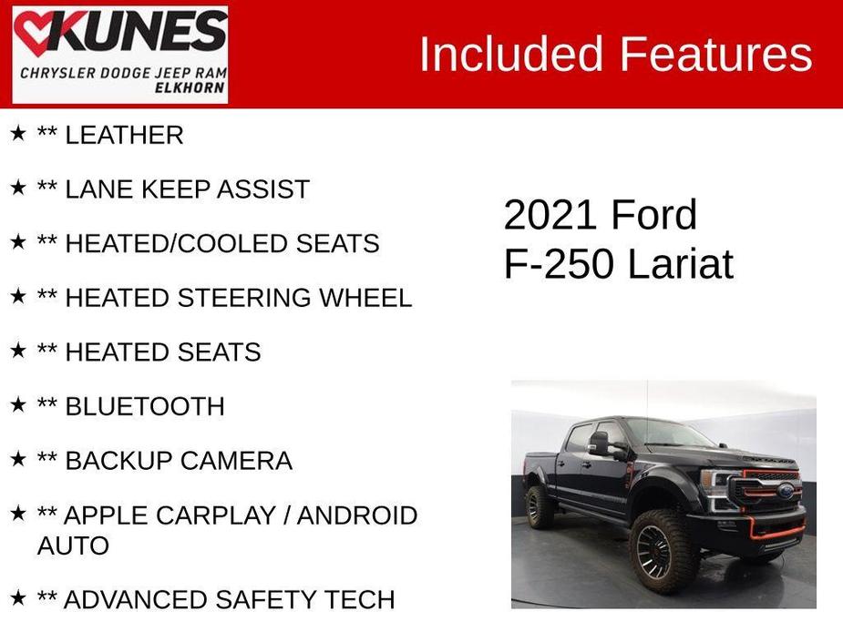 used 2021 Ford F-250 car, priced at $89,995