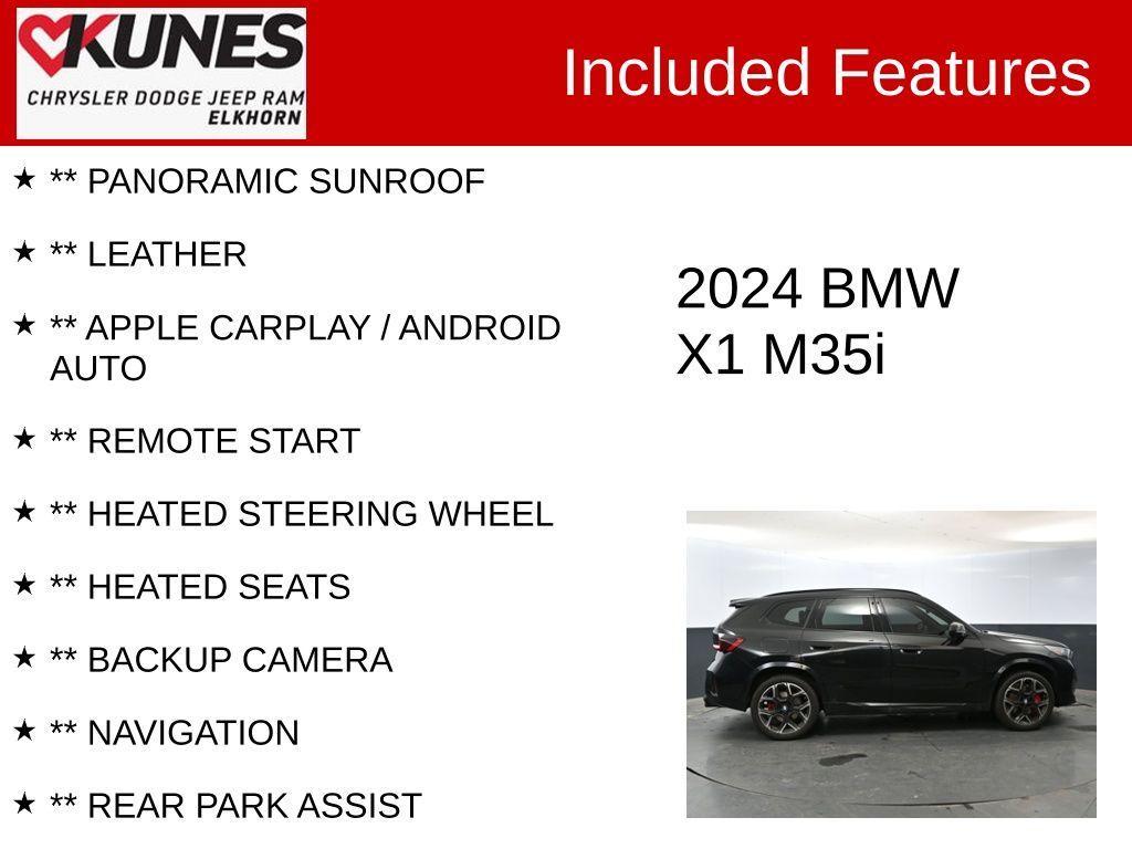 used 2024 BMW X1 car, priced at $51,182