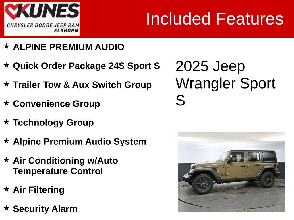 new 2025 Jeep Wrangler car, priced at $46,496