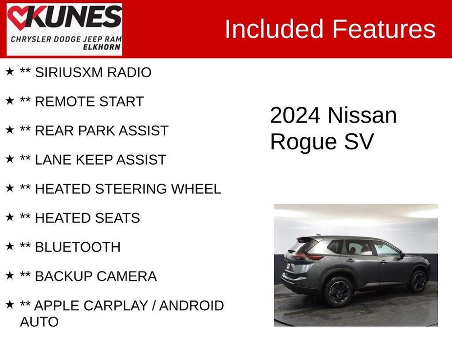 used 2024 Nissan Rogue car, priced at $24,855