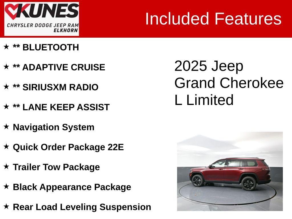 new 2025 Jeep Grand Cherokee L car, priced at $53,626