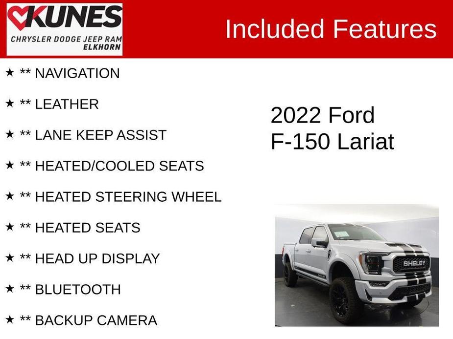 used 2022 Ford F-150 car, priced at $87,650