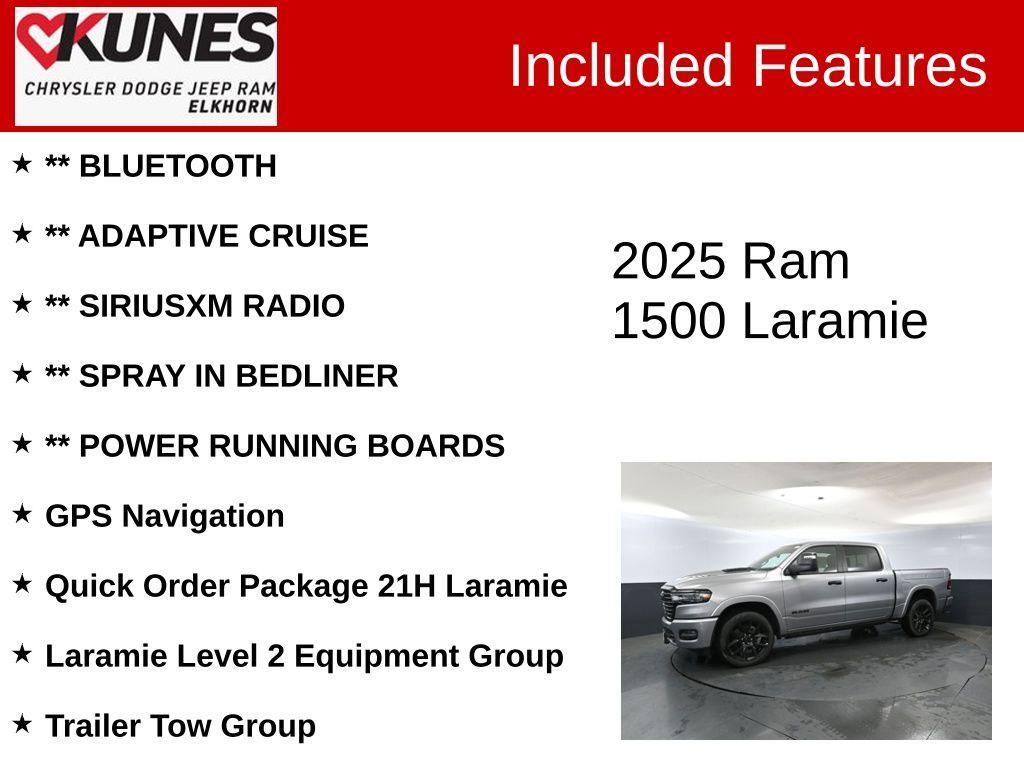 new 2025 Ram 1500 car, priced at $64,506