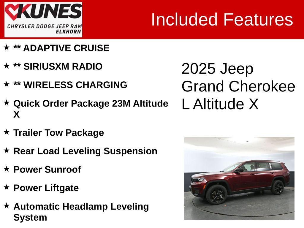 new 2025 Jeep Grand Cherokee L car, priced at $47,622