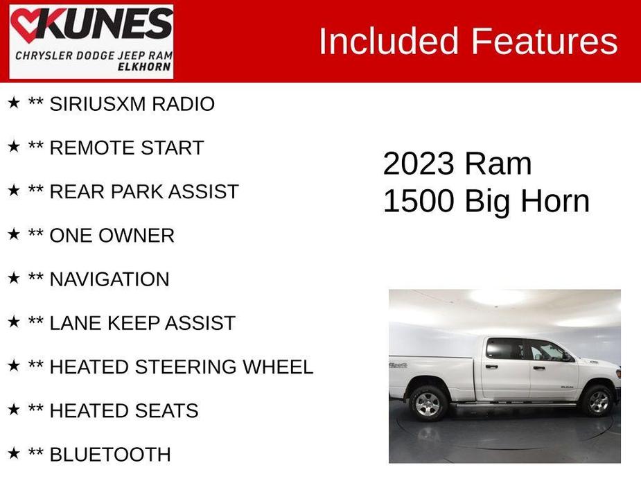 used 2023 Ram 1500 car, priced at $44,354