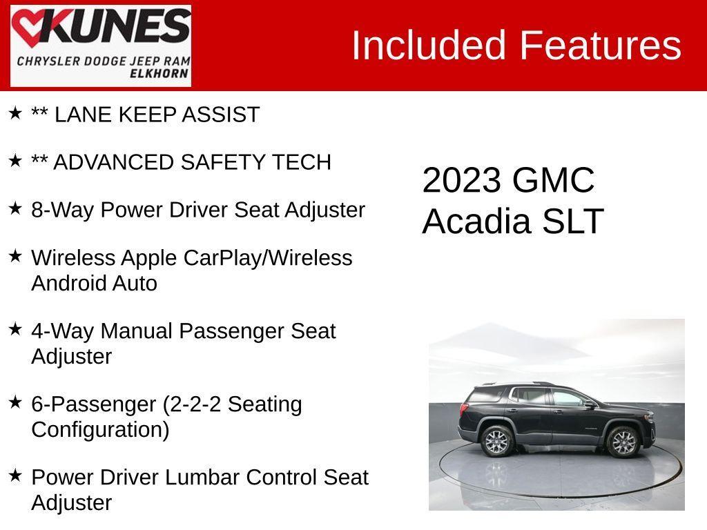 used 2023 GMC Acadia car, priced at $29,995