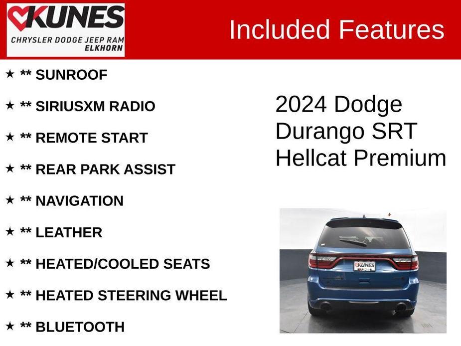 new 2024 Dodge Durango car, priced at $87,532