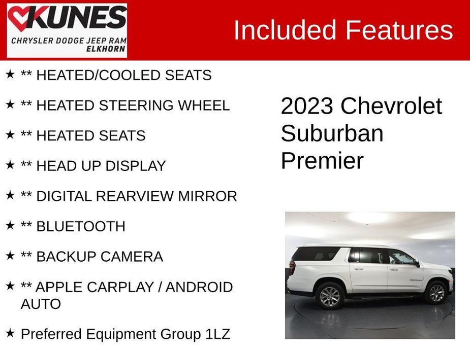 used 2023 Chevrolet Suburban car, priced at $50,995