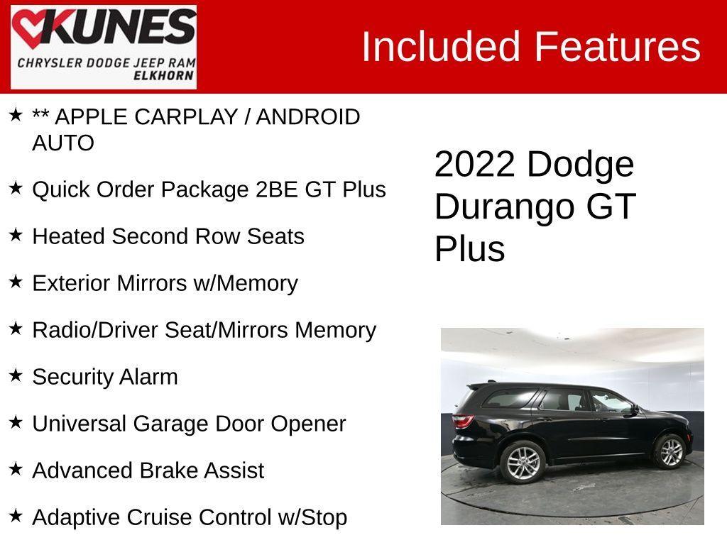 used 2022 Dodge Durango car, priced at $28,016