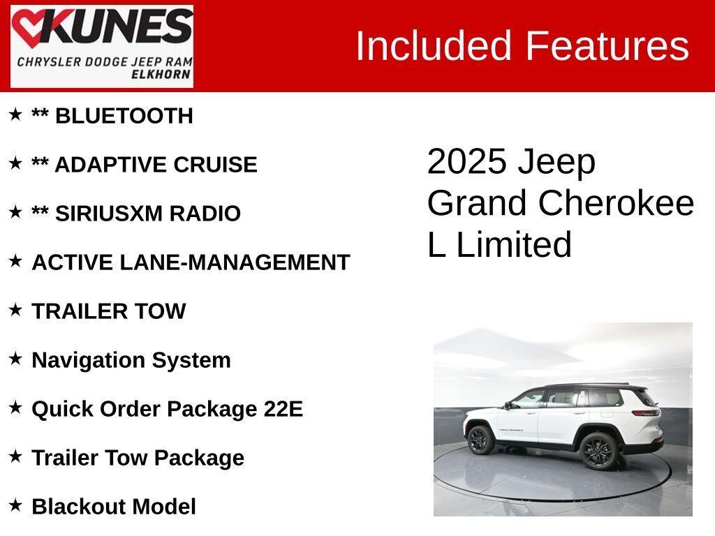 new 2025 Jeep Grand Cherokee L car, priced at $52,391