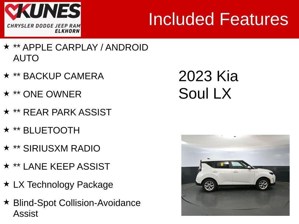 used 2023 Kia Soul car, priced at $19,072