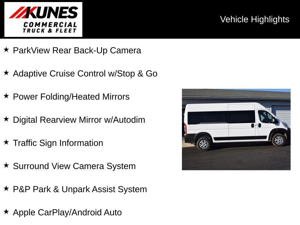 new 2024 Ram ProMaster 2500 Window Van car, priced at $65,866