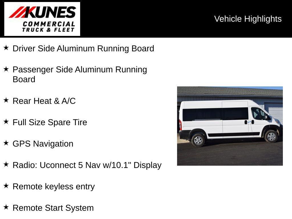 new 2024 Ram ProMaster 2500 Window Van car, priced at $65,866