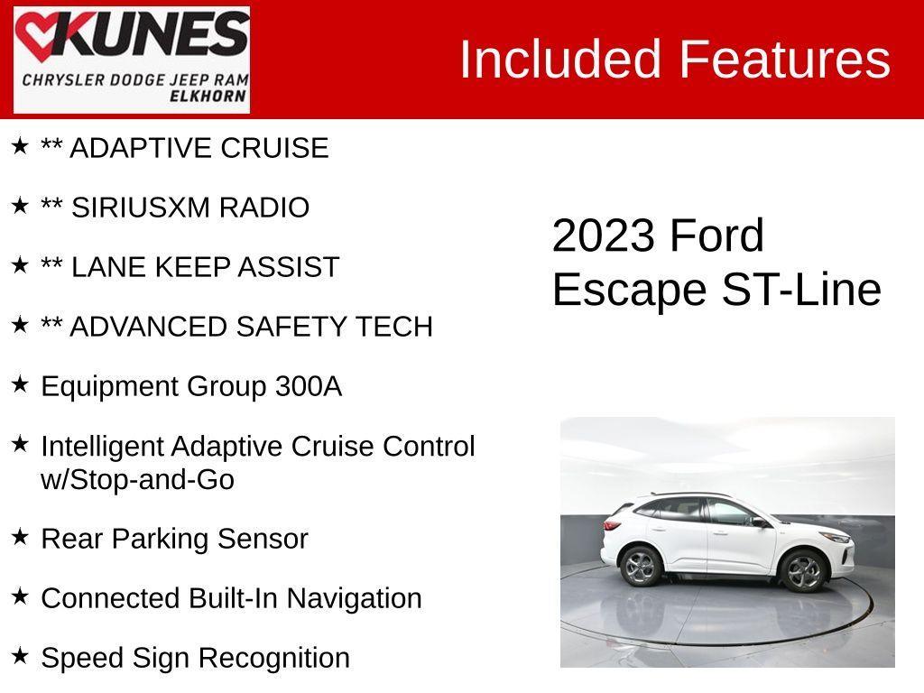 used 2023 Ford Escape car, priced at $22,129