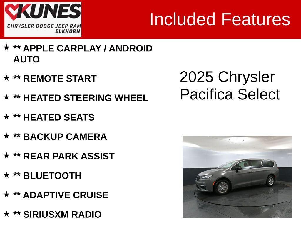 new 2025 Chrysler Pacifica car, priced at $42,247