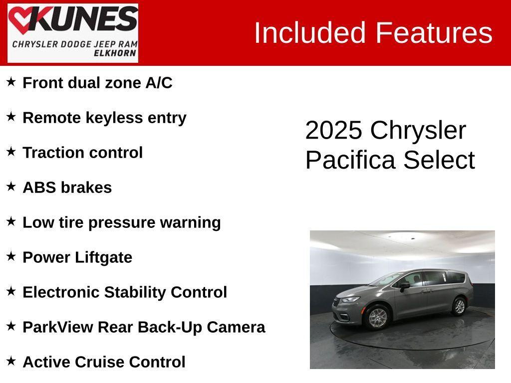 new 2025 Chrysler Pacifica car, priced at $42,247
