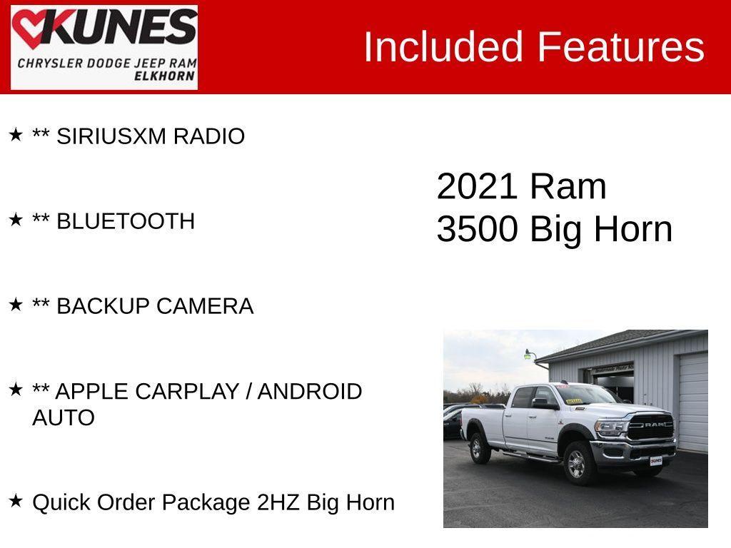 used 2021 Ram 3500 car, priced at $43,428