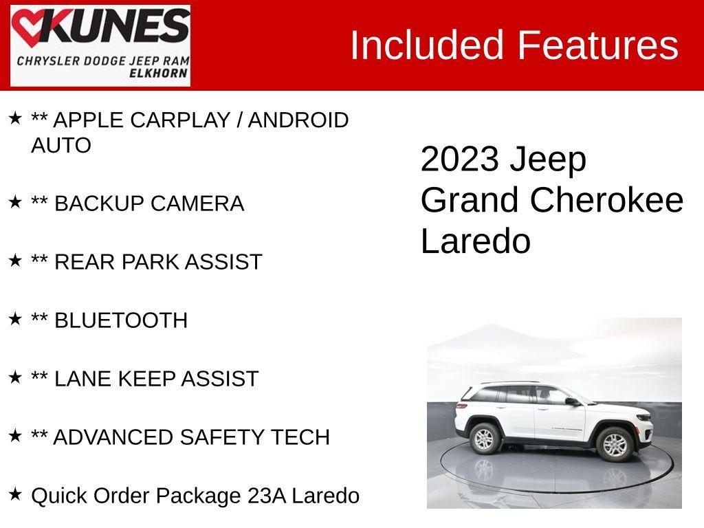 used 2023 Jeep Grand Cherokee car, priced at $25,736