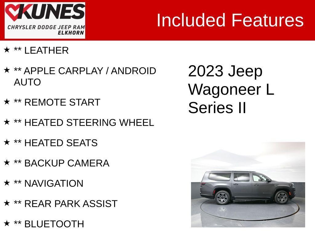 used 2023 Jeep Wagoneer L car, priced at $37,617