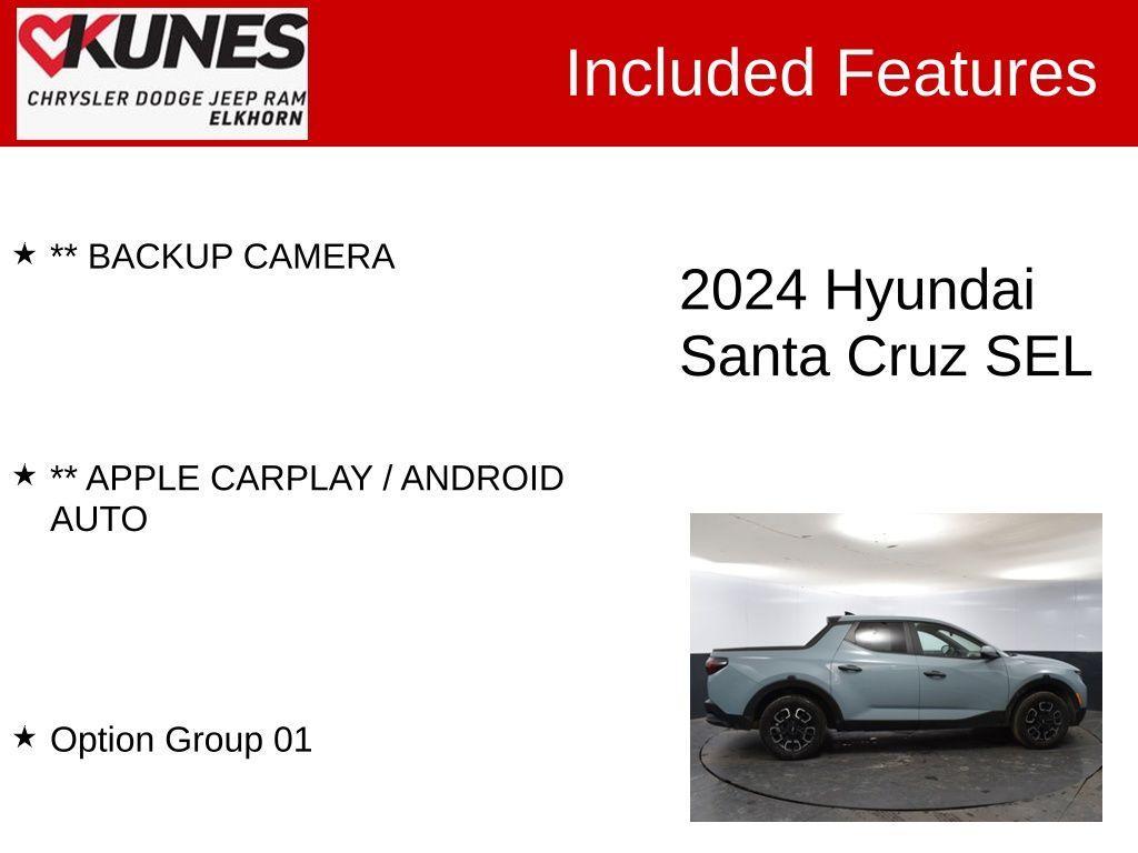 used 2024 Hyundai Santa Cruz car, priced at $28,415