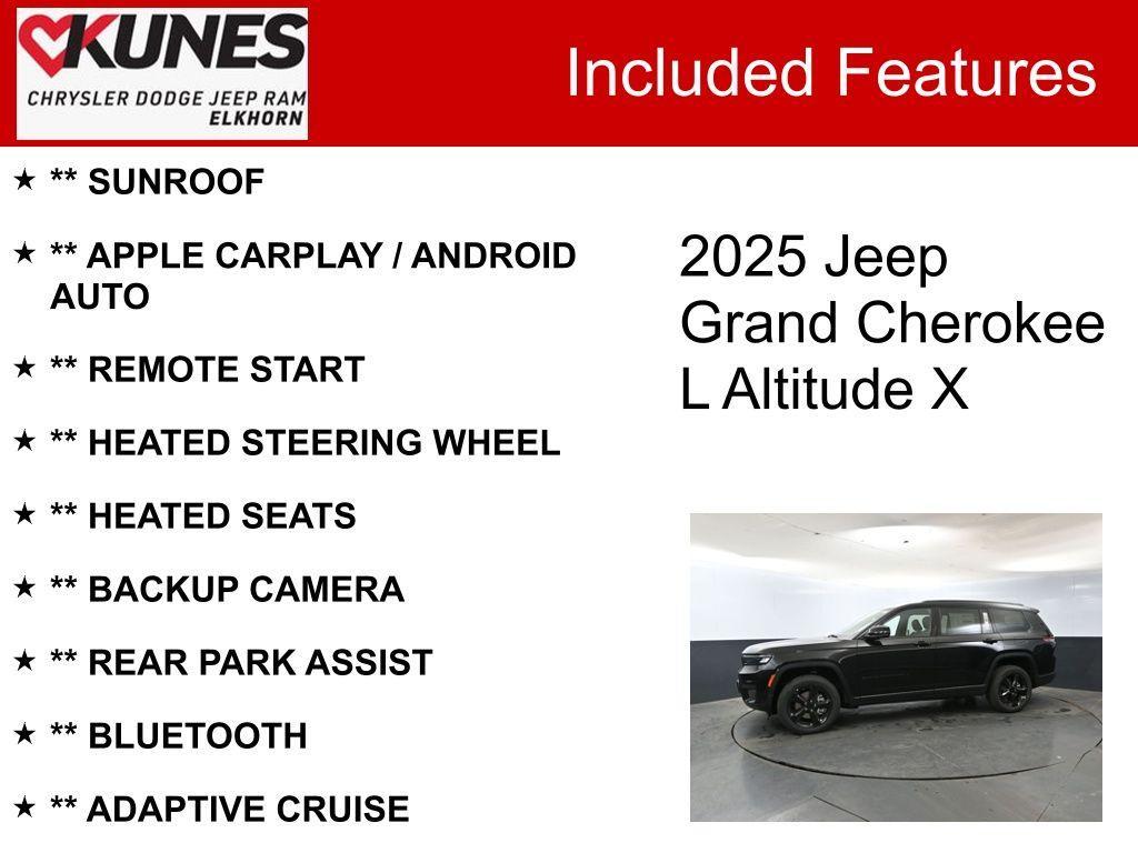 new 2025 Jeep Grand Cherokee L car, priced at $47,212