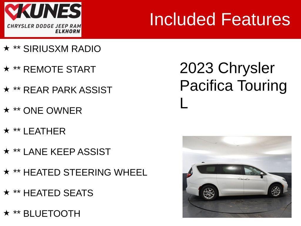 used 2023 Chrysler Pacifica car, priced at $26,070