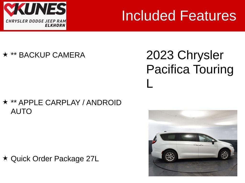 used 2023 Chrysler Pacifica car, priced at $26,070