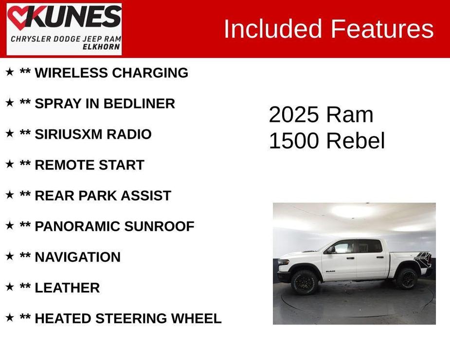 new 2025 Ram 1500 car, priced at $64,749